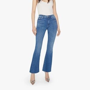 MOTHER Women's Blue Flared Jeans